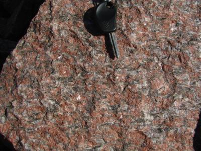 Kroppefjäll-Granit "Dalia Red" im Steinbruch Kasenberg