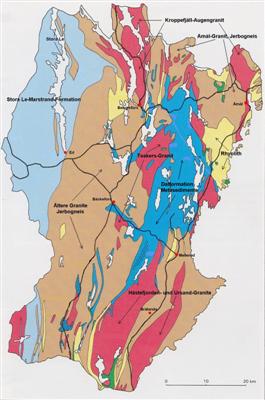 Geologische Karte Dalsland