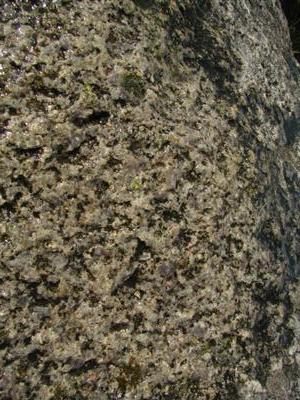 Ausschnitt grauer Kristinehamn-Granit