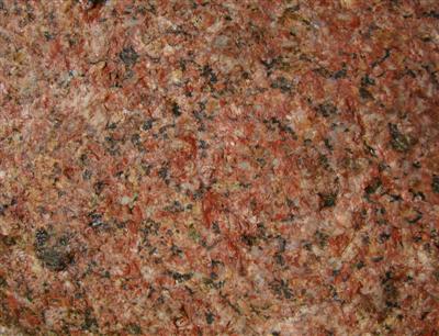 Ausschnitt roter Siljan-Granit