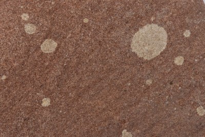 jotnischer Sandstein mit Entfärbungsflecken, Detail
