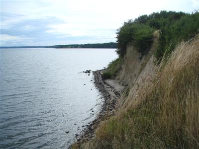 Das Kliff auf der Südseite