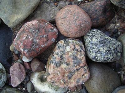 Granite am Strand