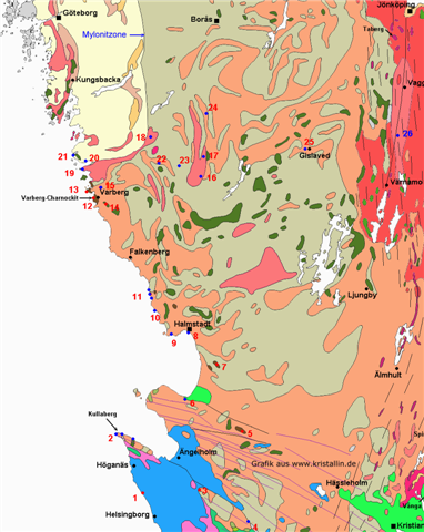 geologischer Kartenausschnitt