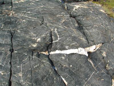 Metabasit in Stockwick, Bohuslän