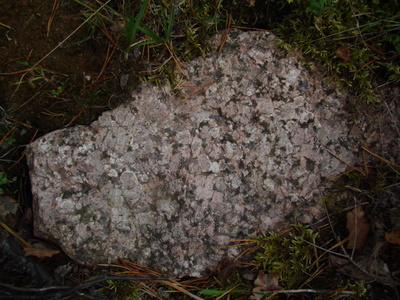 Filipstad-Granit im Gelände